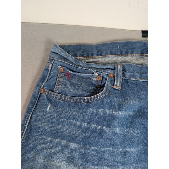 Polo Ralph Lauren 867 Classic Fit Blue Jeans Mens 36x30 Straight Leg - Picture 8 of 16